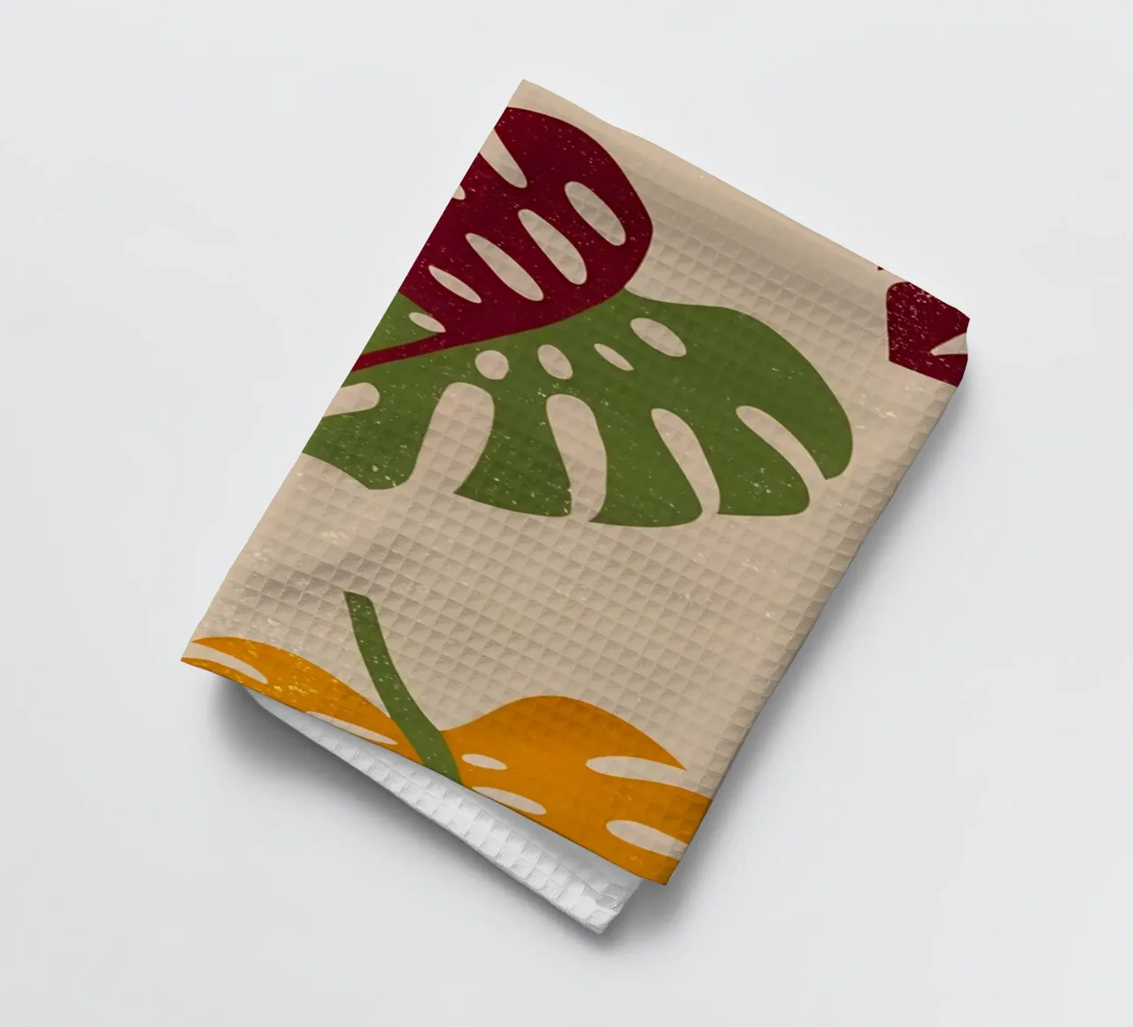 Monstera Retro Pop Flower canovaccio da cucina da THE LATEST SHOP