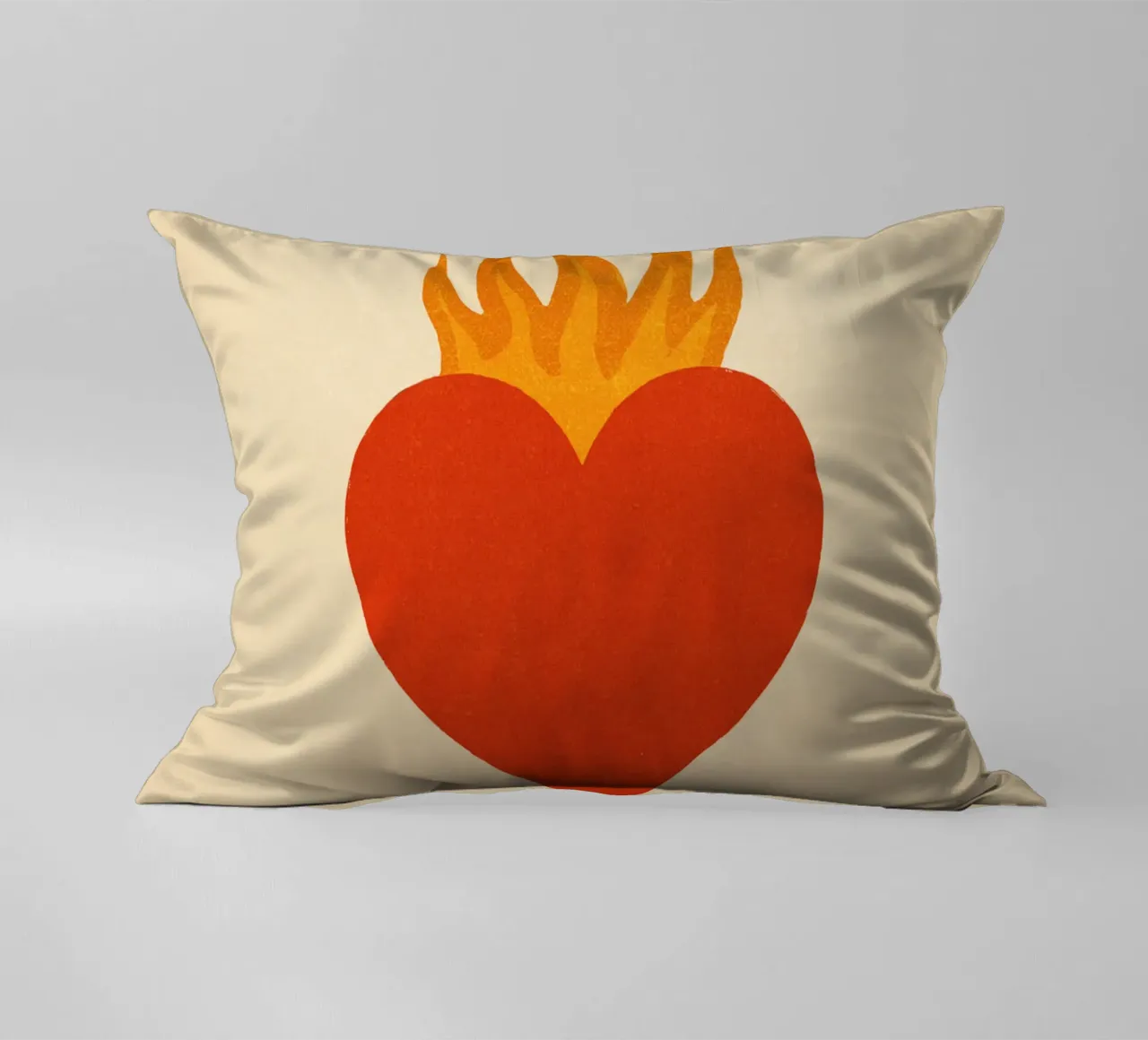 Beyoncé & Jay-Z – Heart on Fire Print cuscino da Studio Mooodz