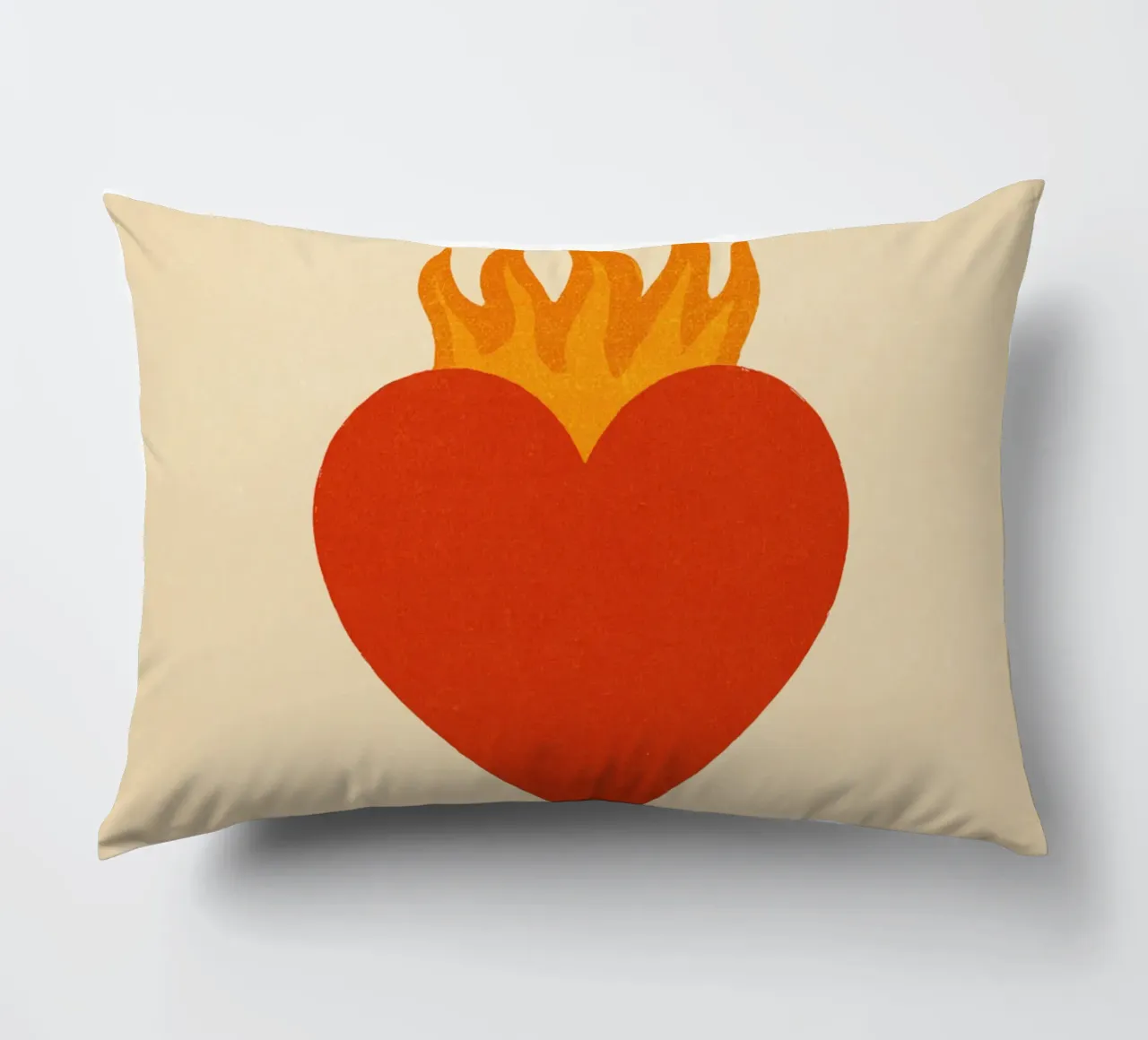 Beyoncé & Jay-Z – Heart on Fire Print cuscino da Studio Mooodz