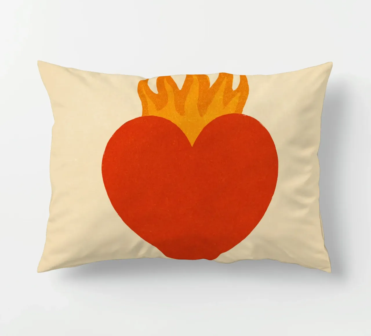 Beyoncé & Jay-Z – Heart on Fire Print cuscino da Studio Mooodz