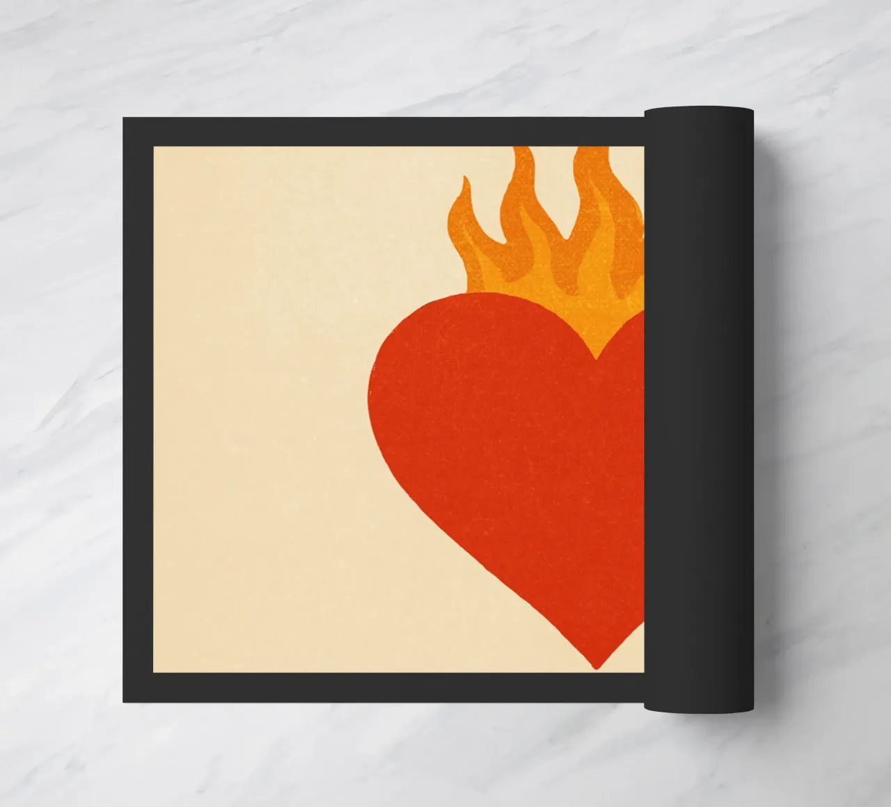 Beyoncé & Jay-Z – Heart on Fire Print zerbino da Studio Mooodz