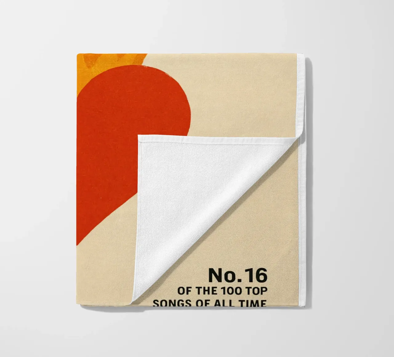 Beyoncé & Jay-Z – Heart on Fire Print telo mare da Studio Mooodz
