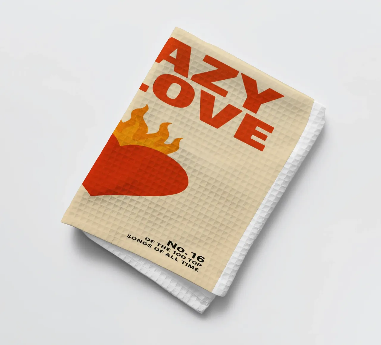 Beyoncé & Jay-Z – Heart on Fire Print canovaccio da cucina da Studio Mooodz