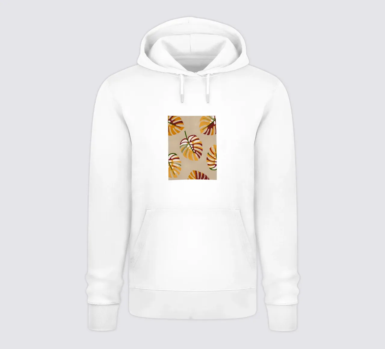 Monstera Retro Pop Flower felpa con cappuccio da THE LATEST SHOP
