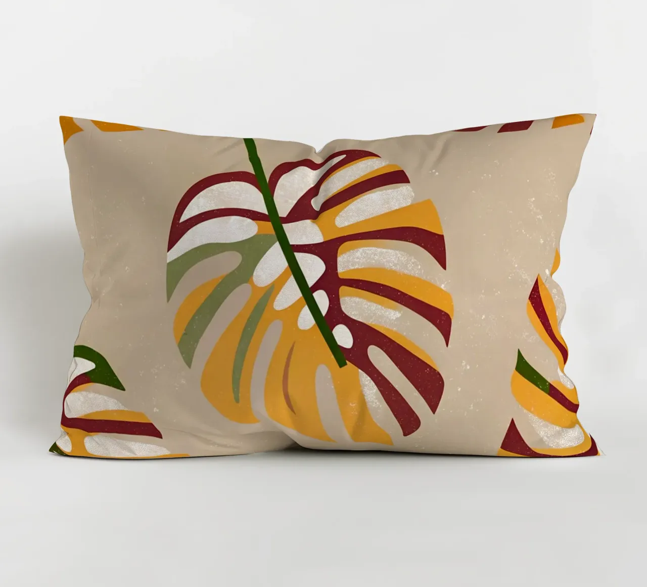 Monstera Retro Pop Flower cuscino da THE LATEST SHOP