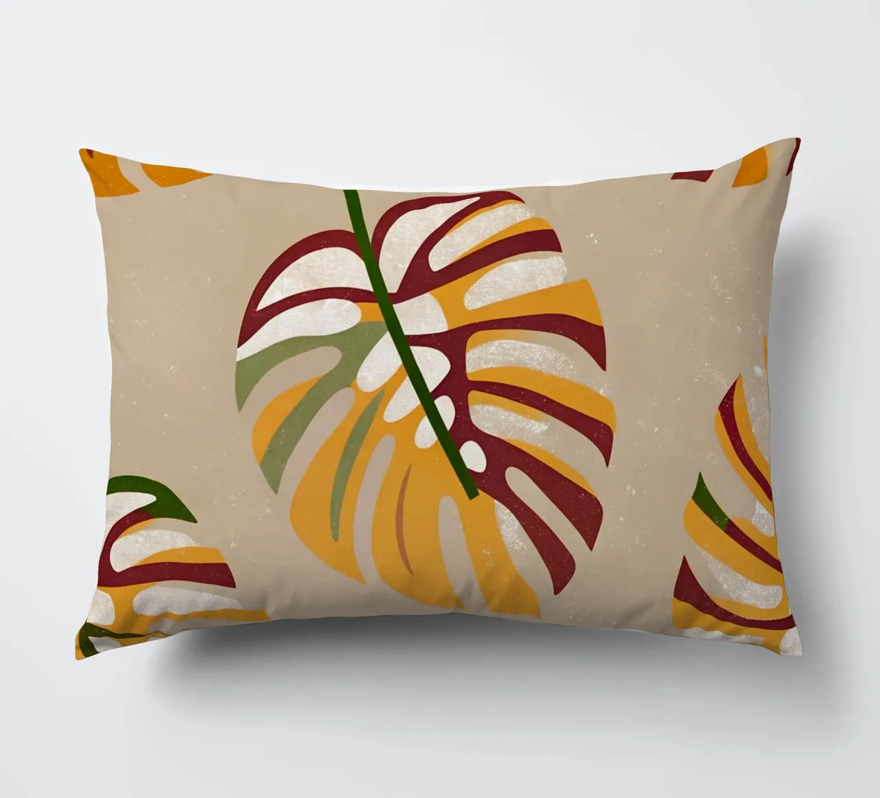 Monstera Retro Pop Flower cuscino da THE LATEST SHOP