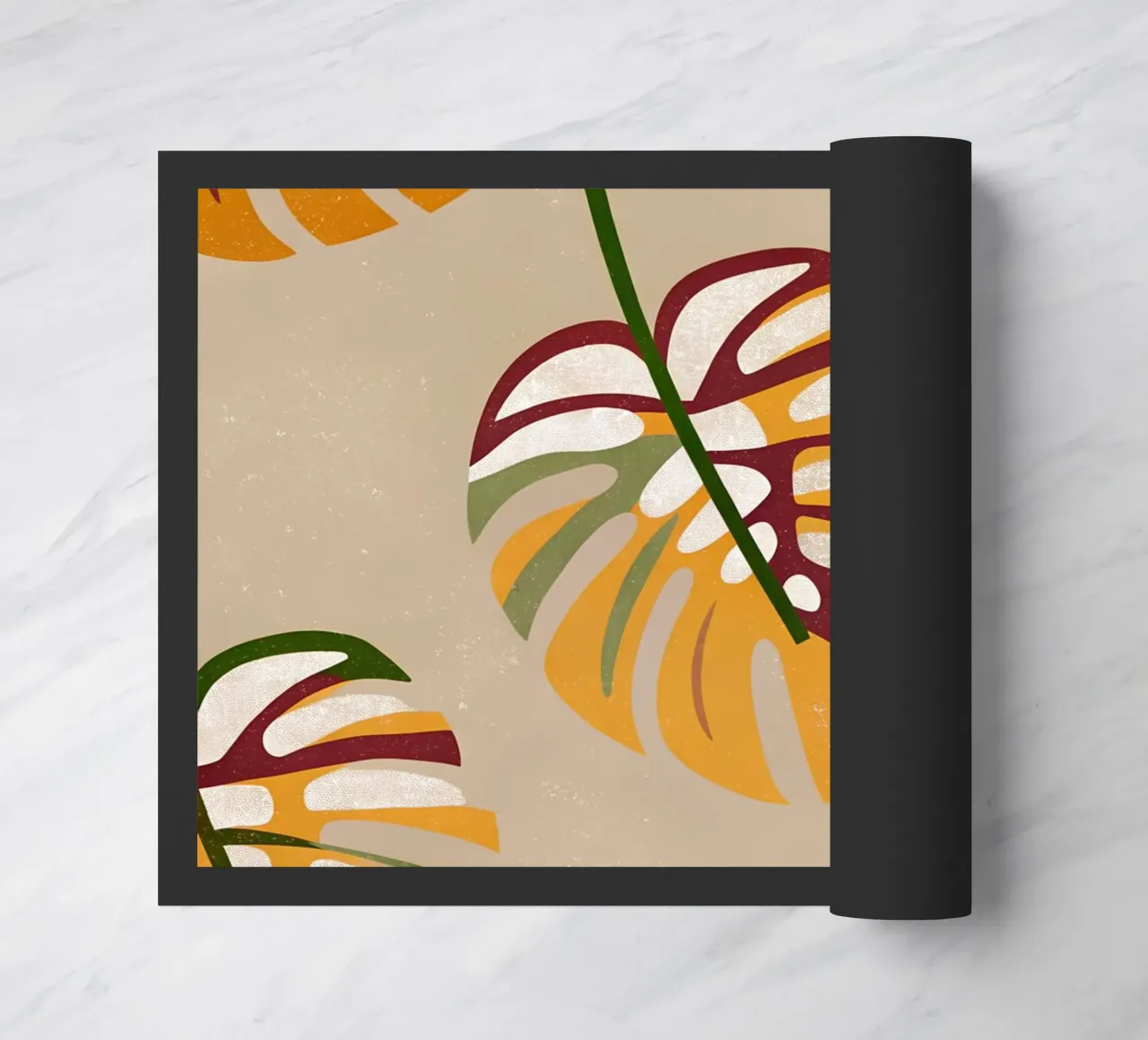 Monstera Retro Pop Flower zerbino da THE LATEST SHOP
