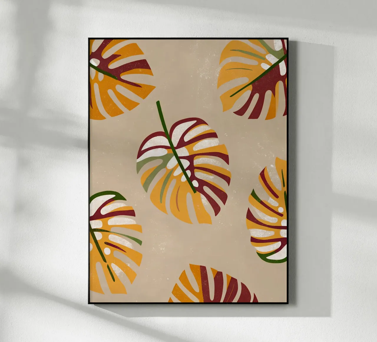 Monstera Retro Pop Flower plexiglass da THE LATEST SHOP