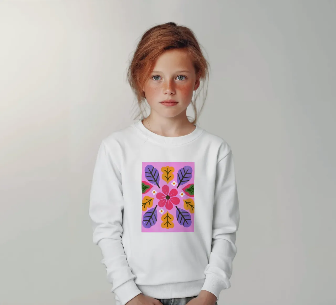 Fiori retrò pop felpa bambino da THE LATEST SHOP