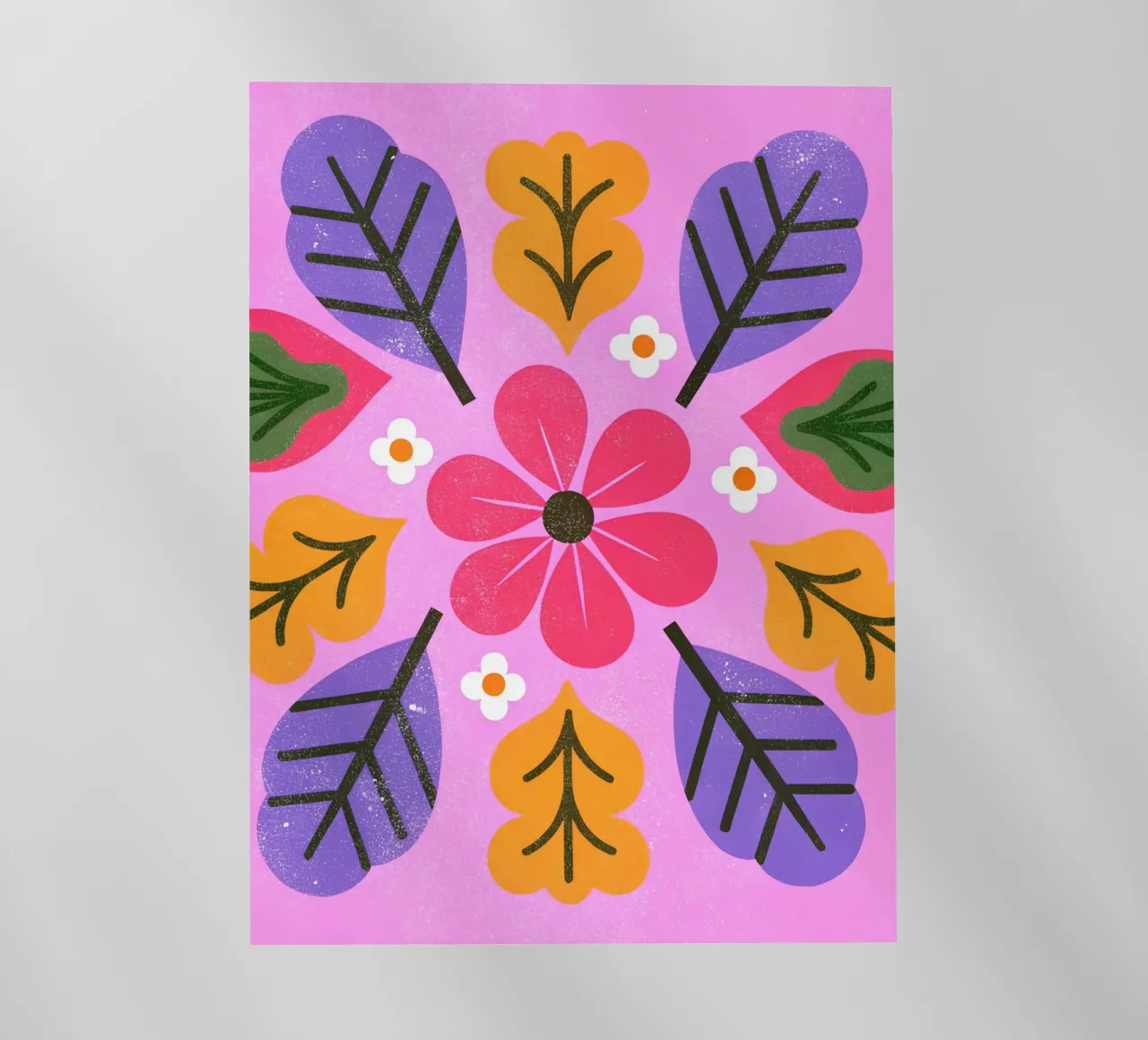 Fiori retrò pop pellicola backlit da THE LATEST SHOP