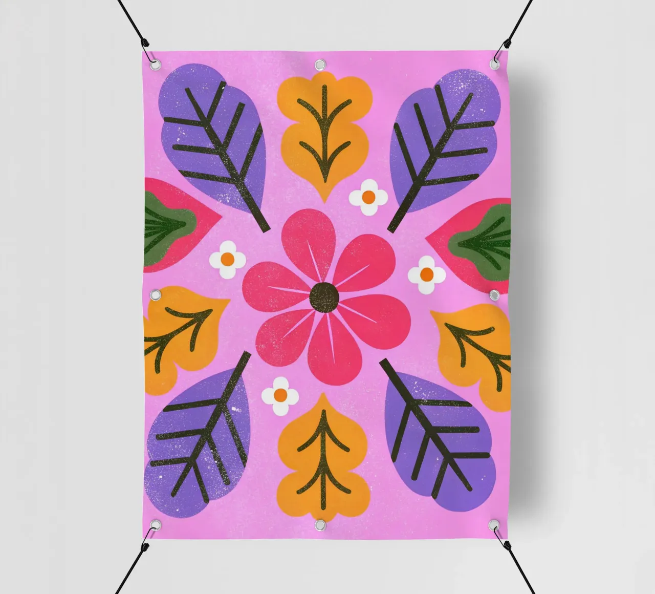 Fiori retrò pop telo in pvc da THE LATEST SHOP