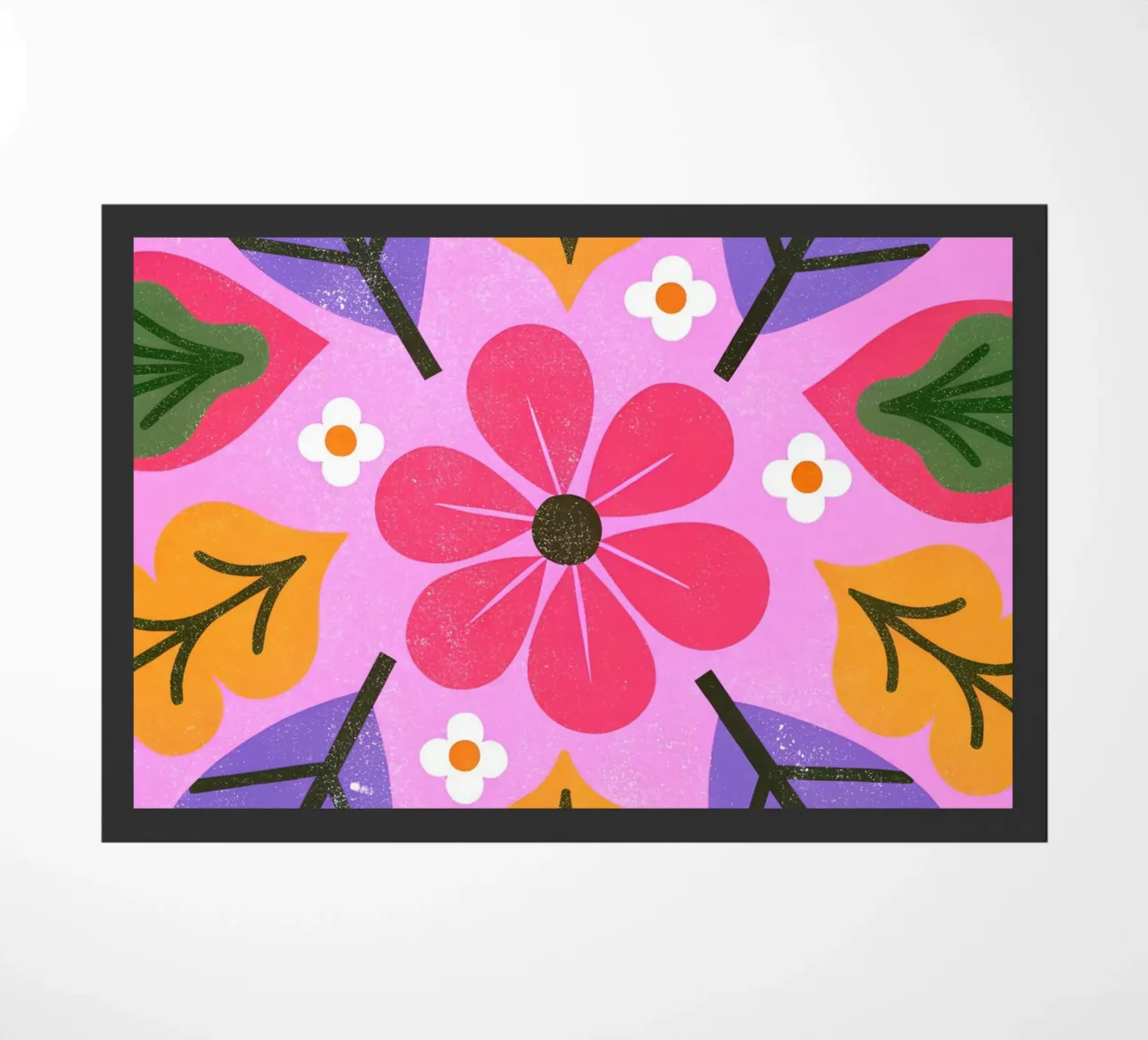 Fiori retrò pop zerbino da THE LATEST SHOP