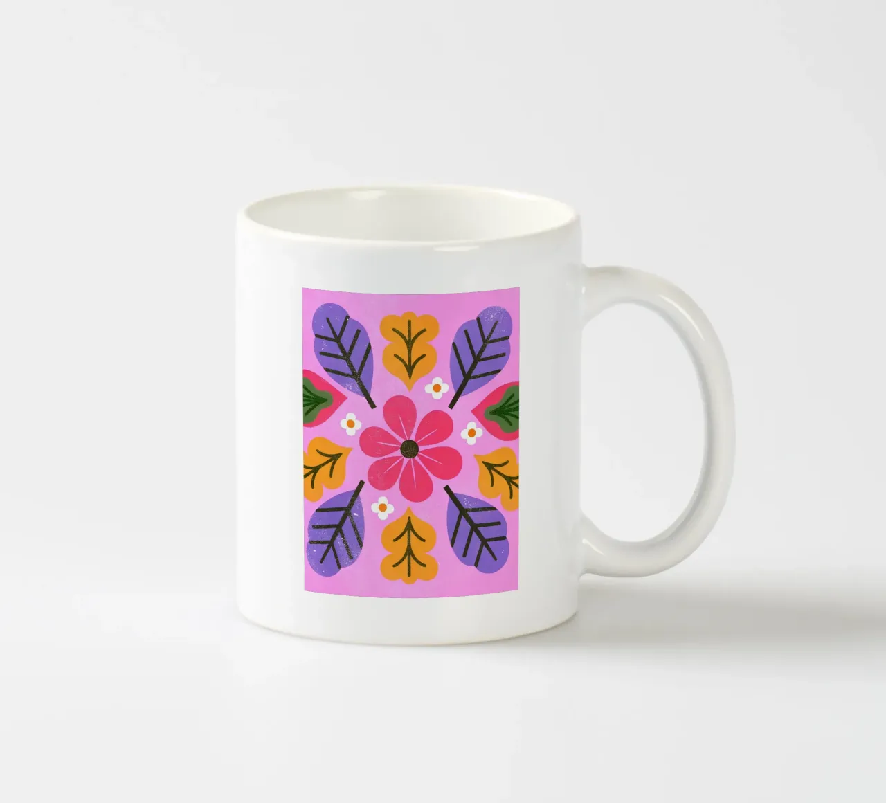 Fiori retrò pop tazza in ceramica da THE LATEST SHOP
