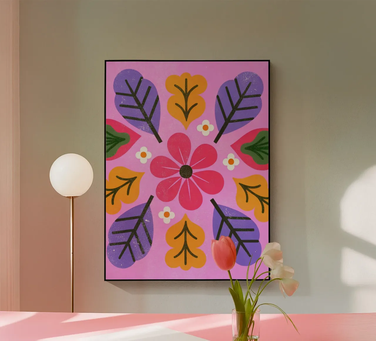 Fiori retrò pop plexiglass da THE LATEST SHOP