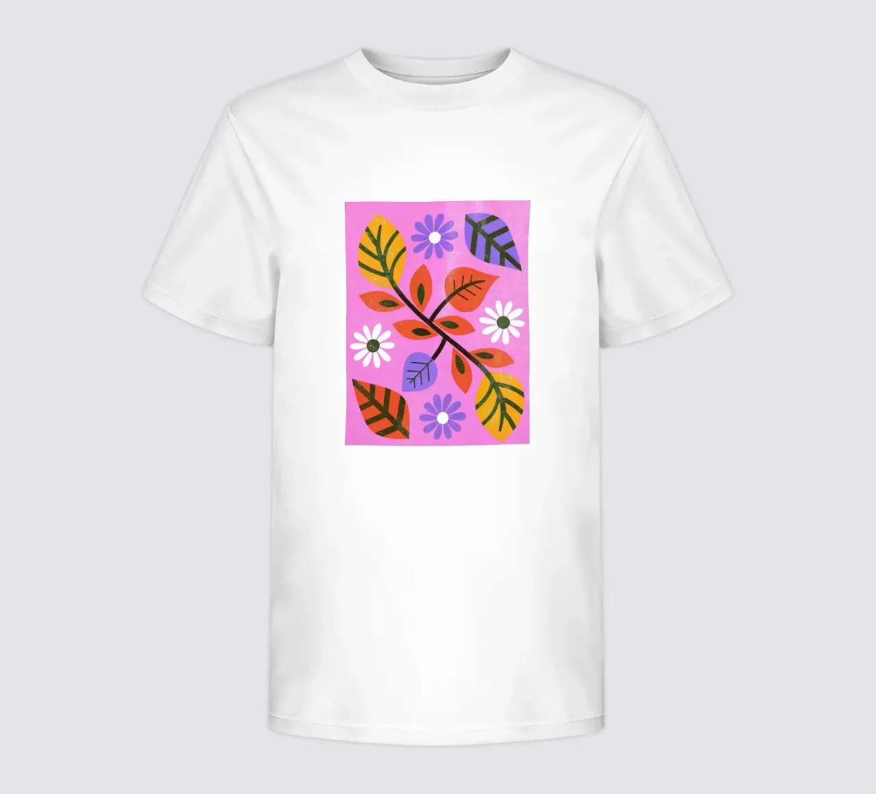 Fiori e foglie retrò pop t-shirt bambini da THE LATEST SHOP
