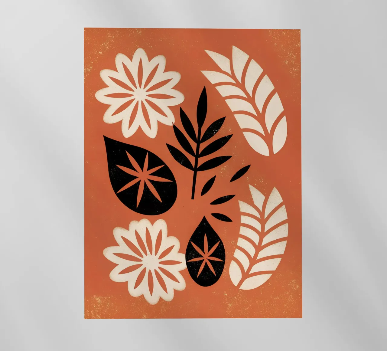 Fiori e foglie retrò pop pellicola backlit da THE LATEST SHOP