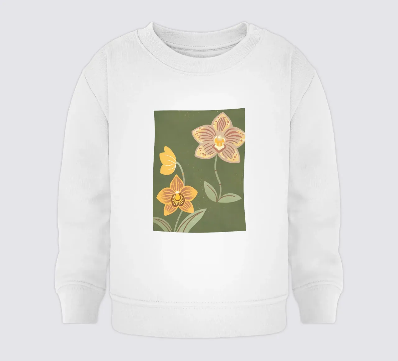 Fiori retrò pop felpa neonato da THE LATEST SHOP