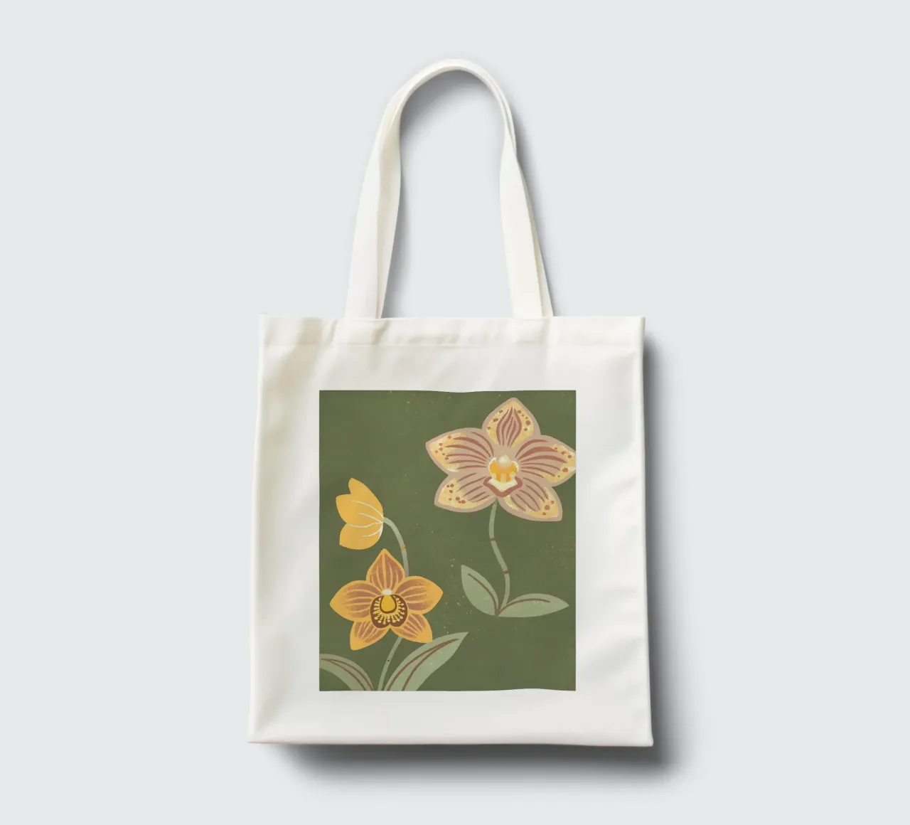 Fiori retrò pop borsa in juta da THE LATEST SHOP