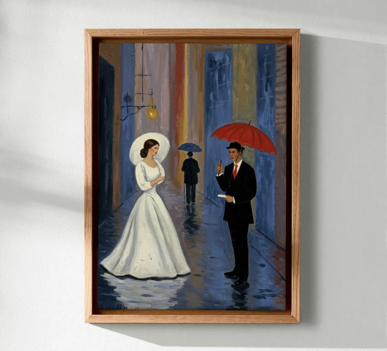 De Bruid canvas met Baklijst van Art Center