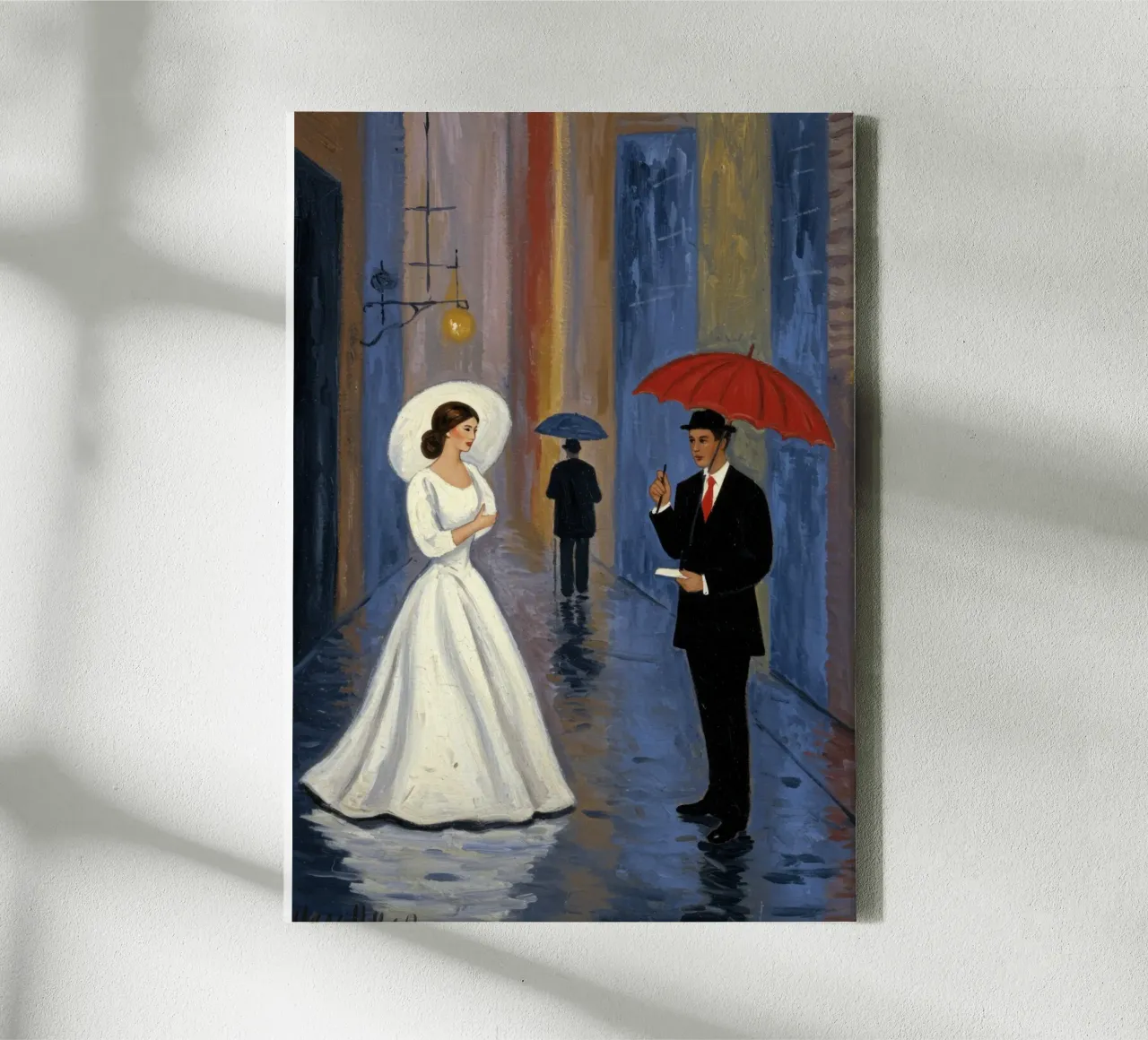 De Bruid canvas met Baklijst van Art Center