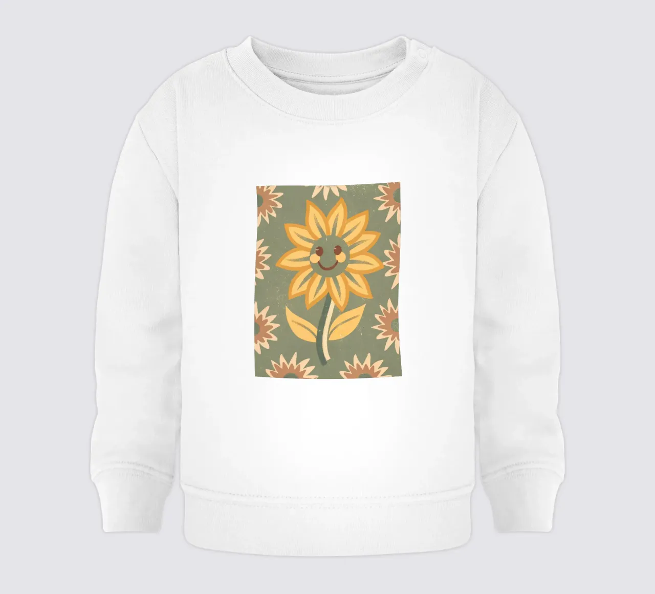 Girasole retrò pop felpa neonato da THE LATEST SHOP