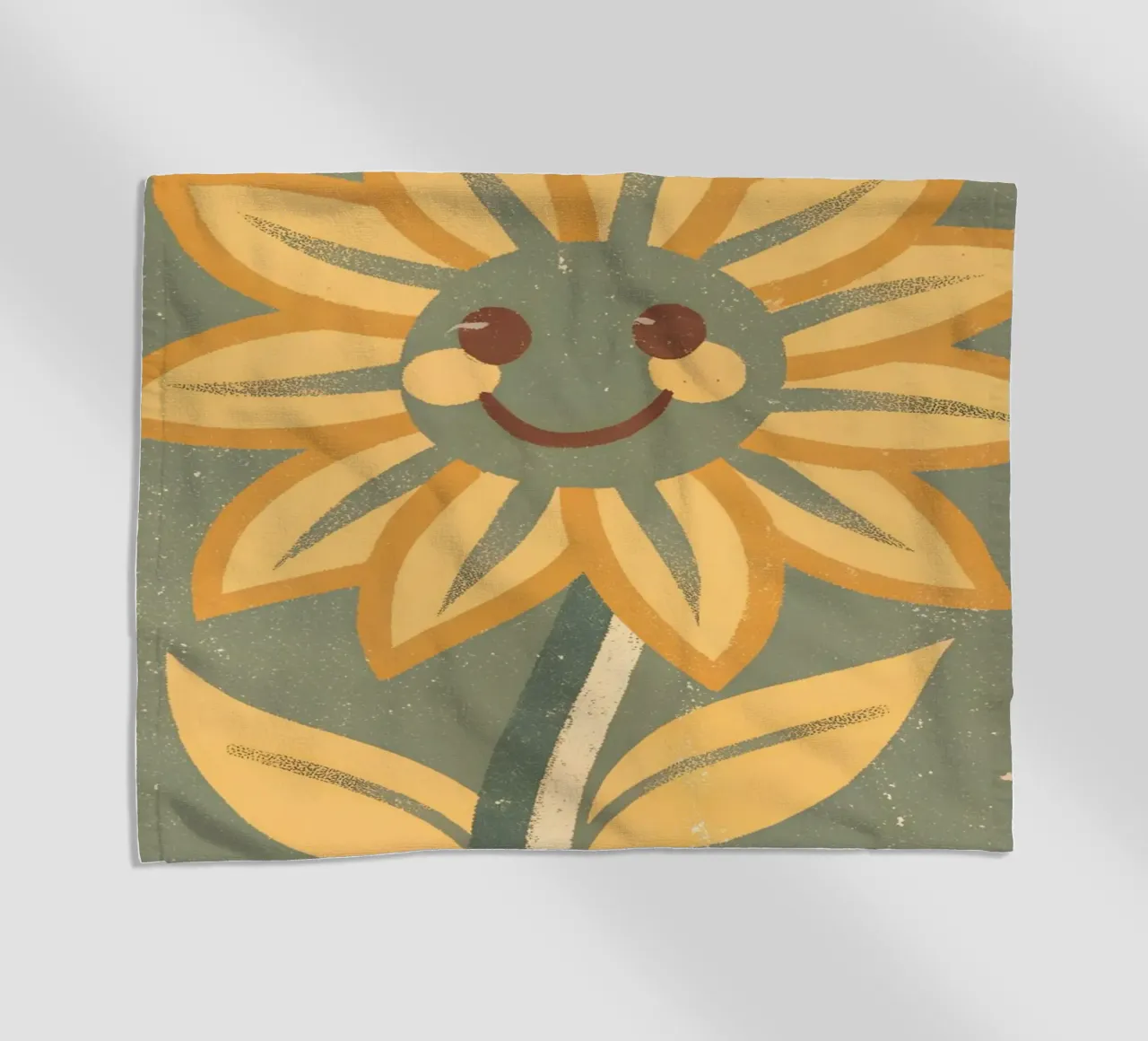 Girasole retrò pop telo mare da THE LATEST SHOP