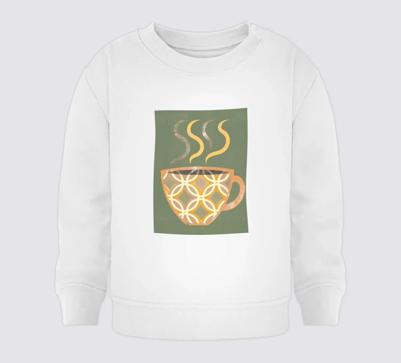 Retro Pop Coffee Cup baby sweatshirt by THE LATEST SHOP