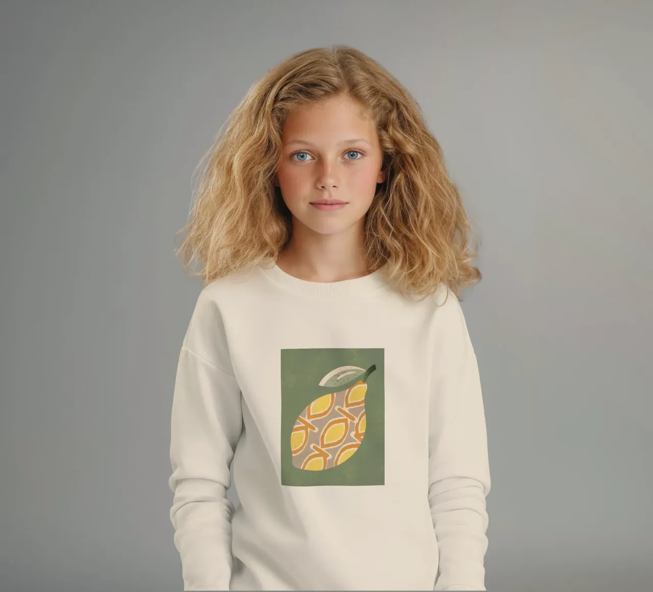 Retro Pop Avocado kids sweatshirt by THE LATEST SHOP