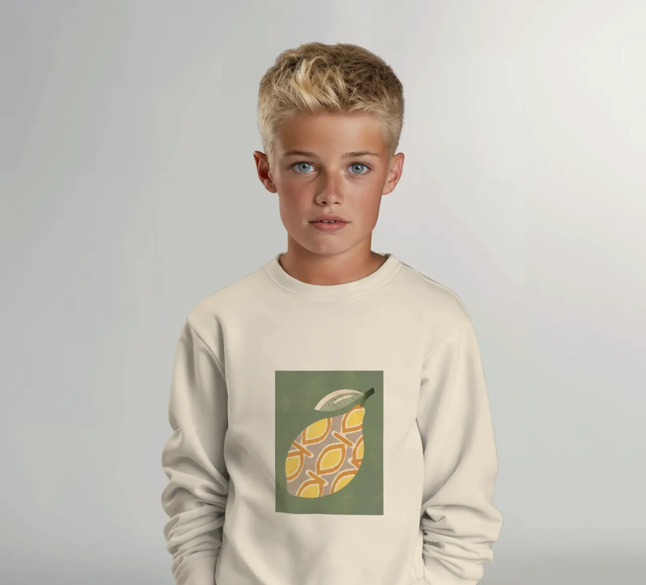 Retro Pop Avocado kids sweatshirt by THE LATEST SHOP