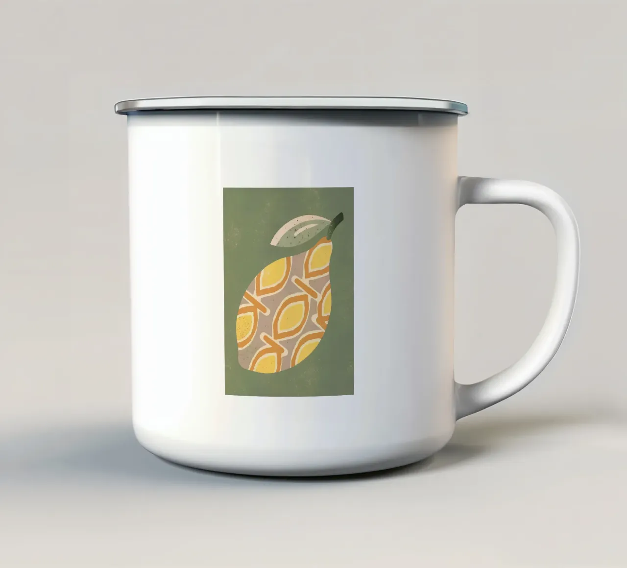 Avocado Retro Pop tazza in smalto da THE LATEST SHOP