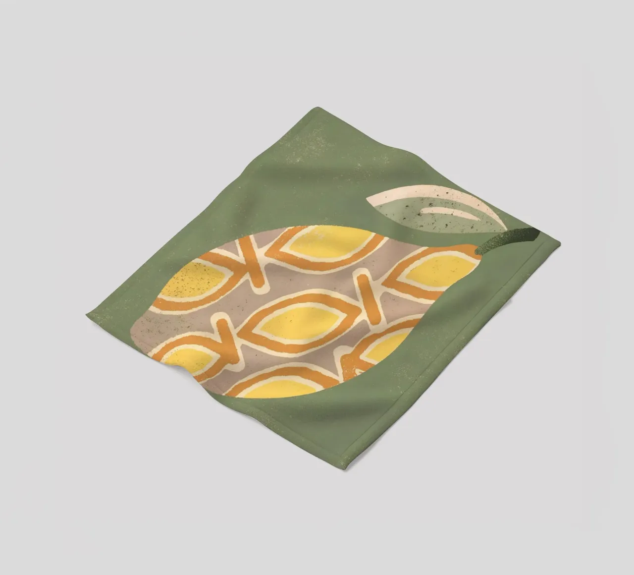 Avocado Retro Pop coperta in pile da THE LATEST SHOP
