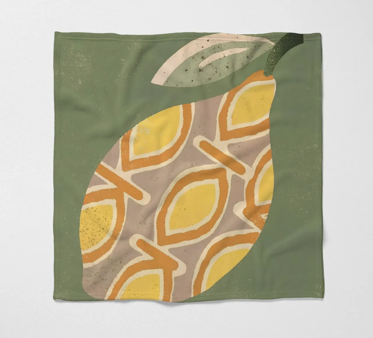 Avocado Retro Pop coperta in pile da THE LATEST SHOP