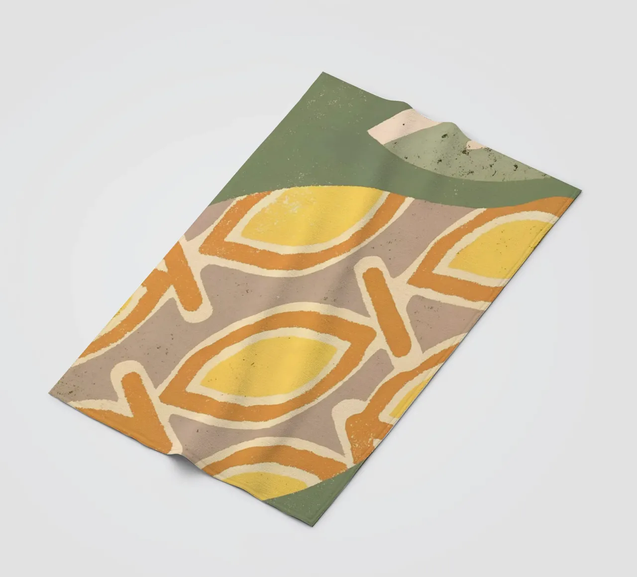 Avocado Retro Pop coperta in pile da THE LATEST SHOP