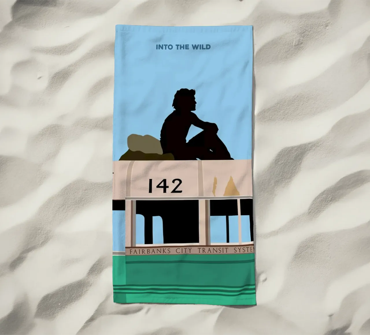 Into the Wild beach towel by Rafa Gomes