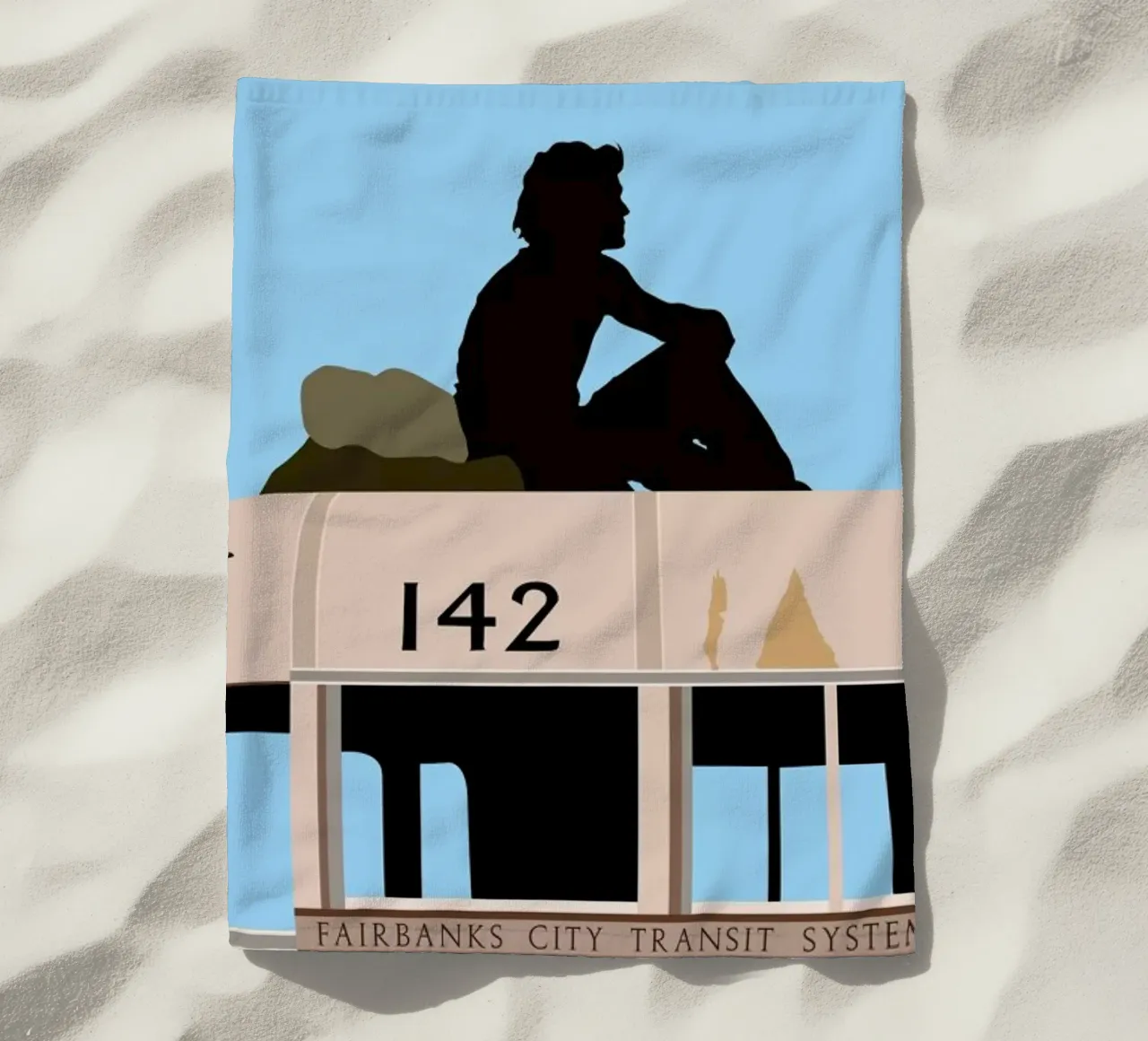 Into the Wild beach towel by Rafa Gomes