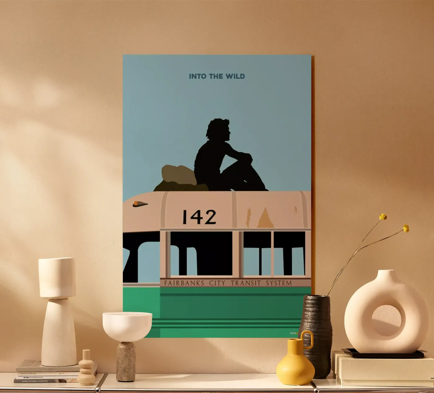 Into the Wild acryl van Rafa Gomes