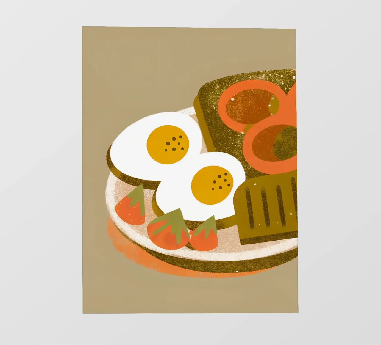 Retro Pop Egg Food pvc cover by THE LATEST SHOP