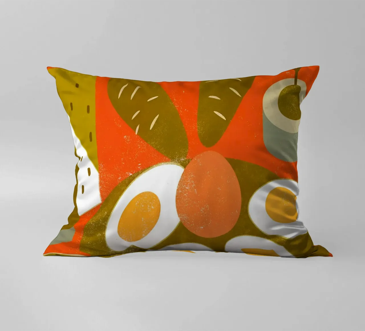 Uovo Retro Pop Food cuscino da THE LATEST SHOP