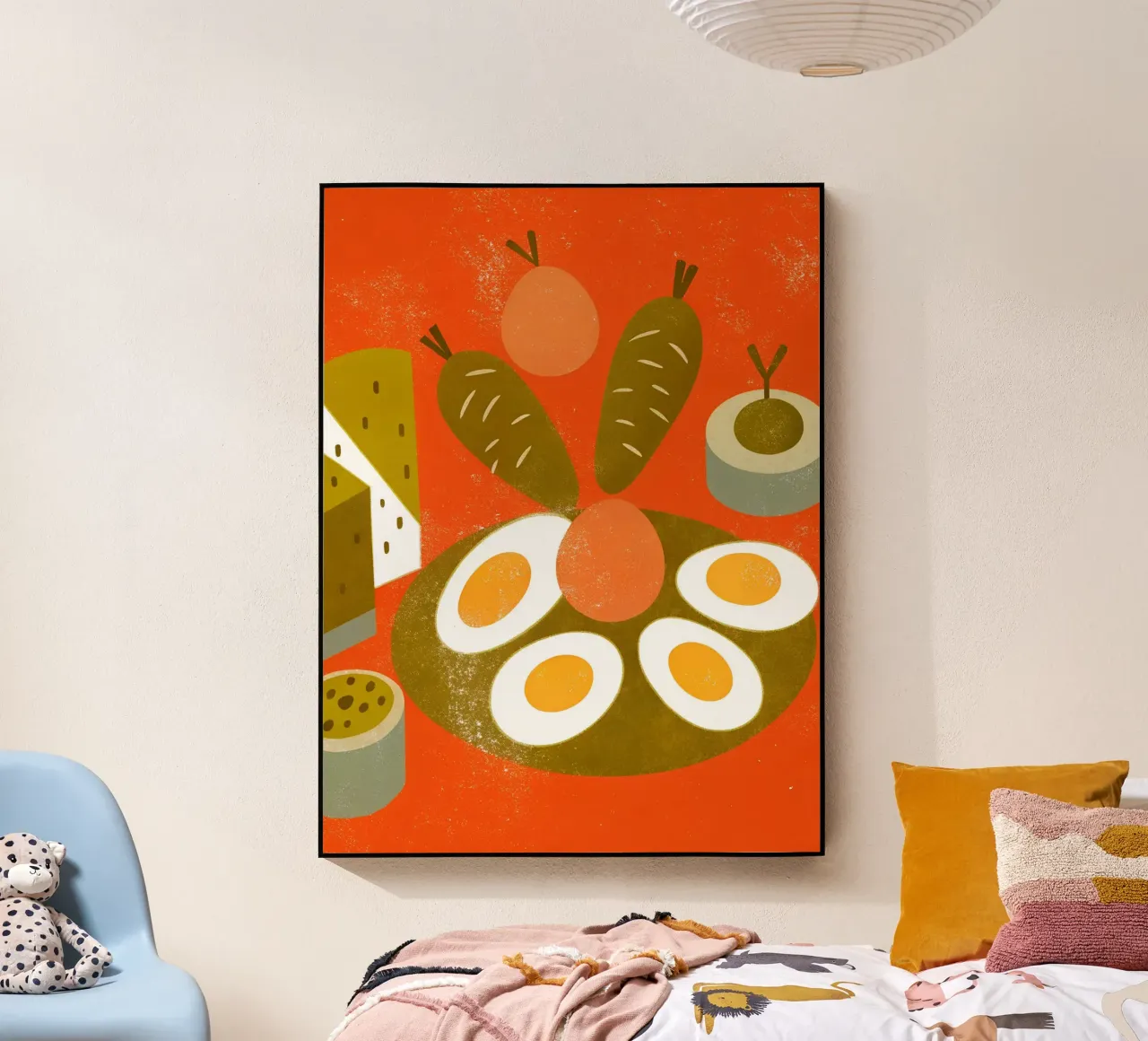 Retro Pop Egg Food metacrilato de THE LATEST SHOP