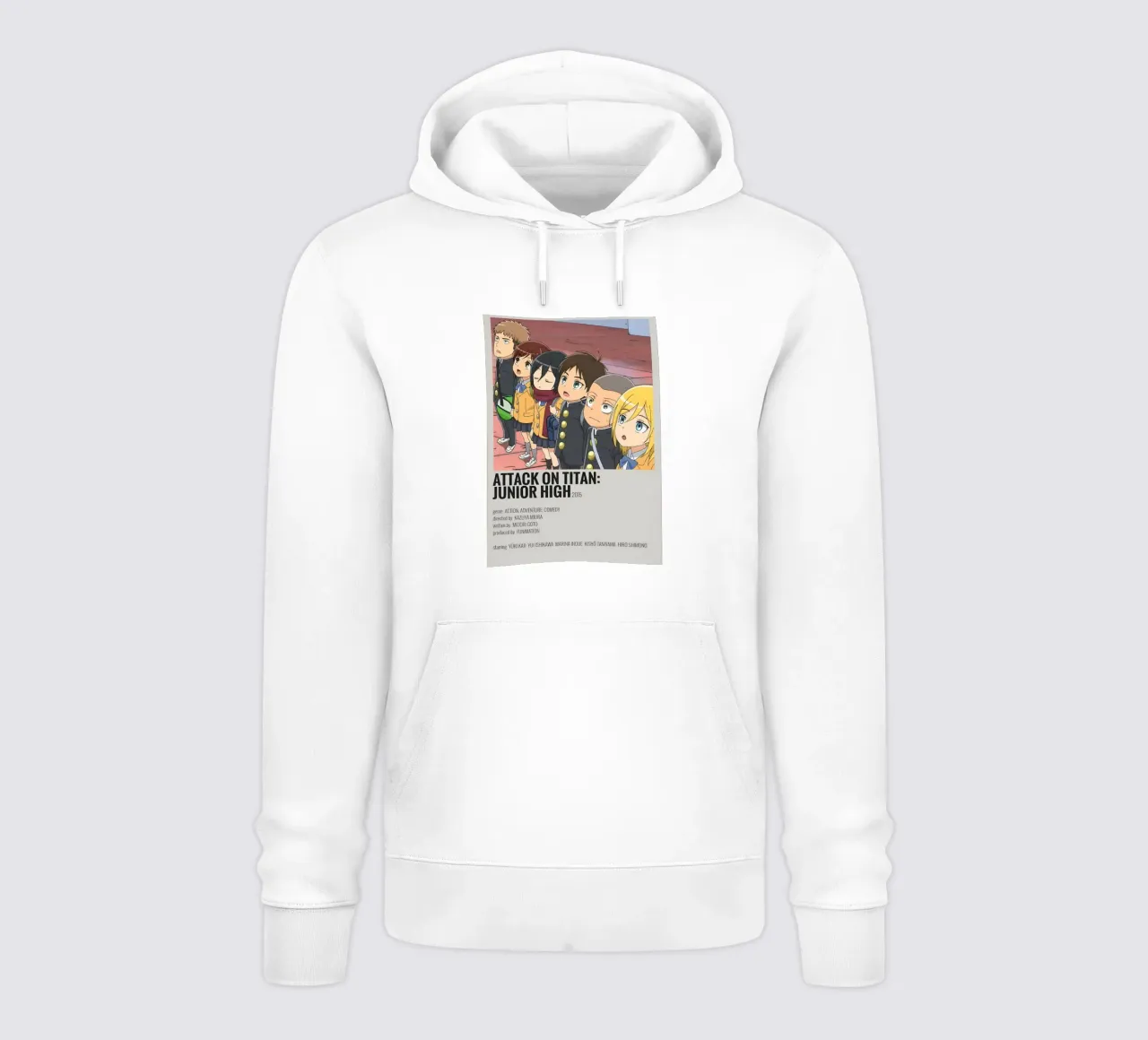 ATTACK ON TITAN JUNIOR HIGH 2015 felpa con cappuccio da Totoya