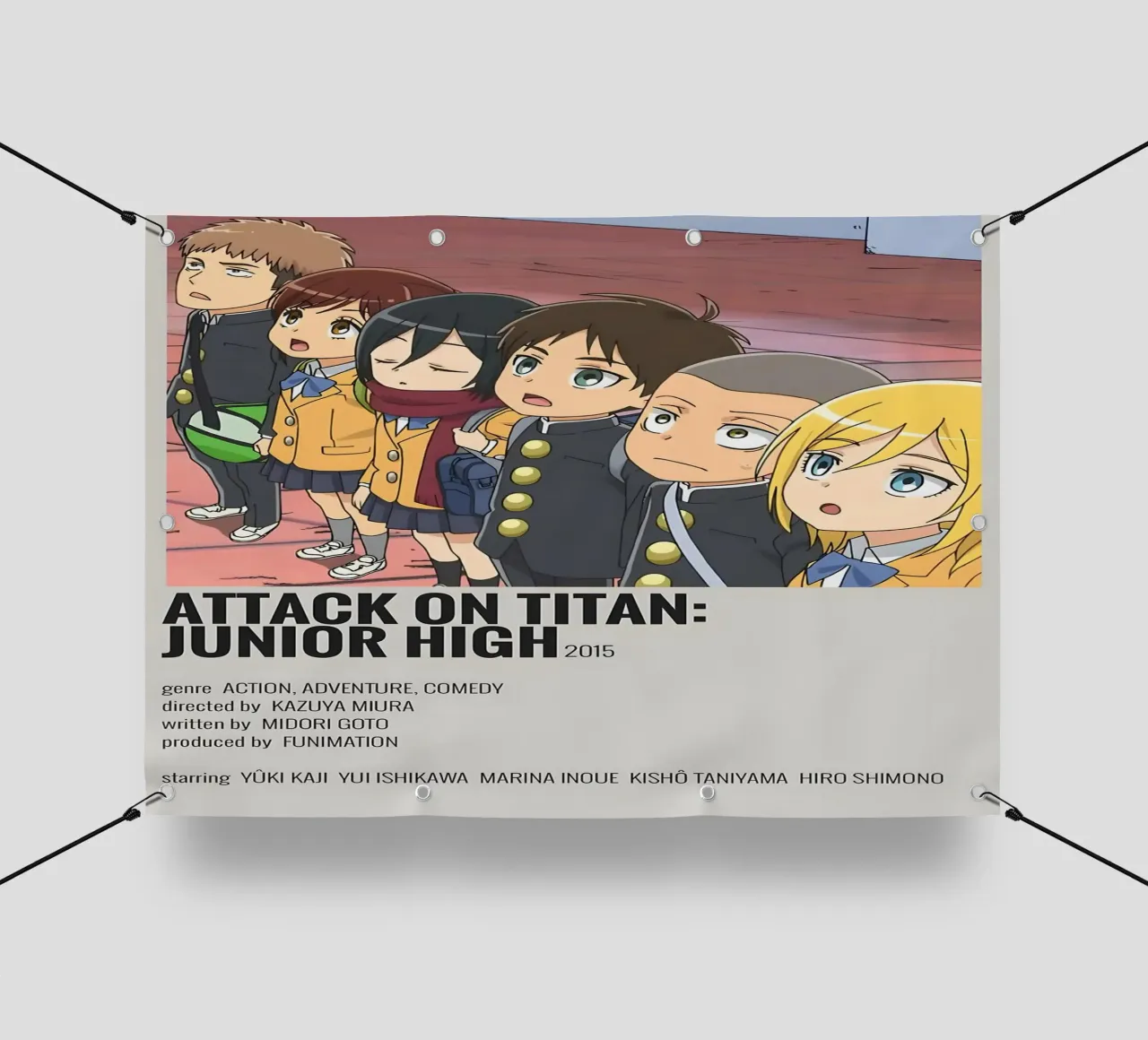 ATTACK ON TITAN JUNIOR HIGH 2015 telo in pvc da Totoya