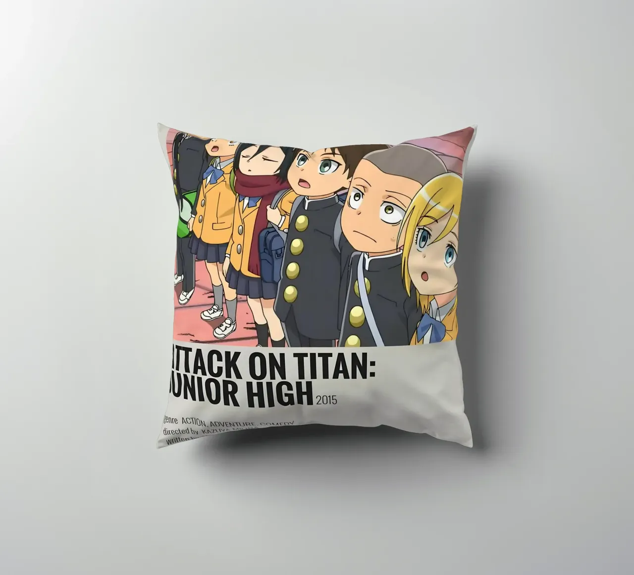 ATTACK ON TITAN JUNIOR HIGH 2015 cuscino da Totoya