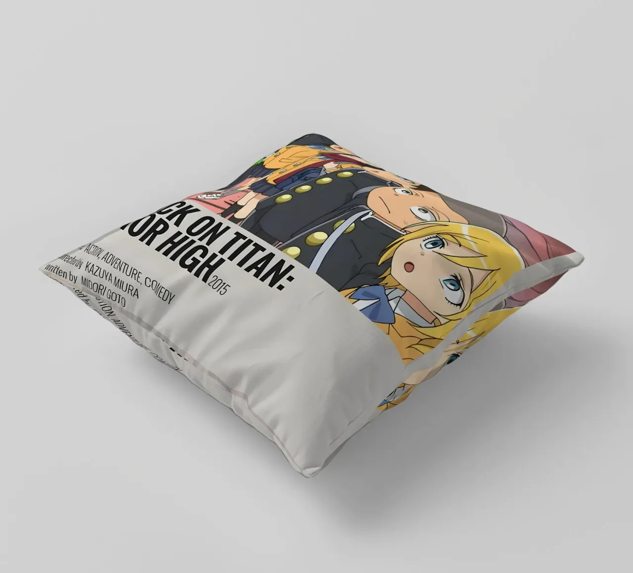 ATTACK ON TITAN JUNIOR HIGH 2015 cuscino da Totoya
