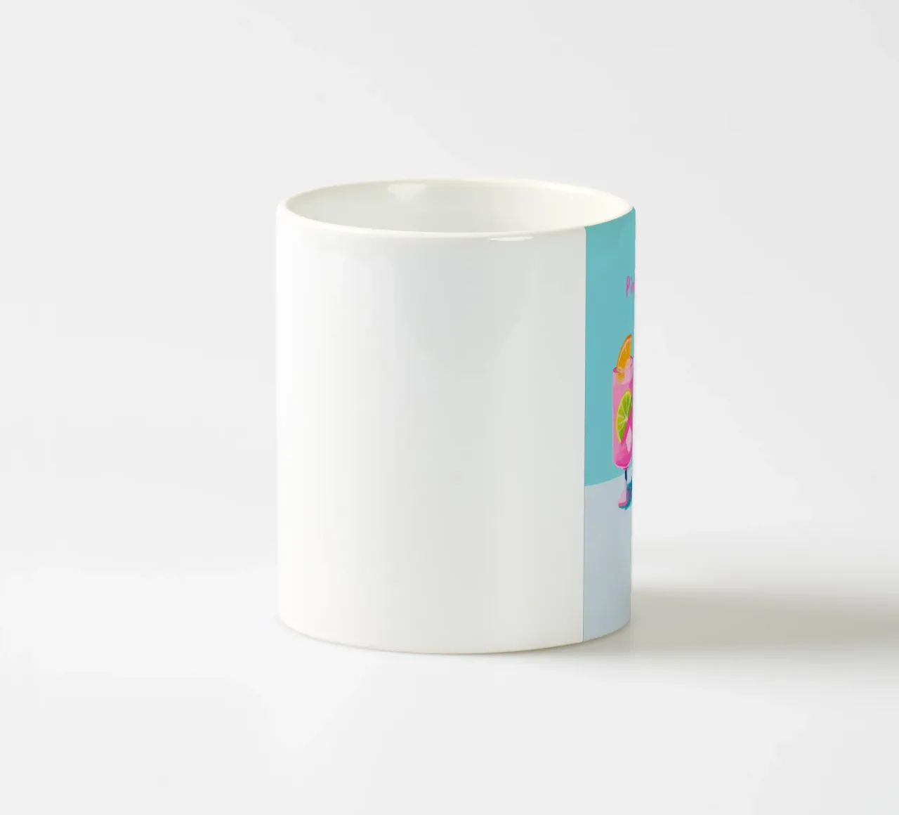 Cocktail di festa rosa tazza in ceramica da Carinaprint