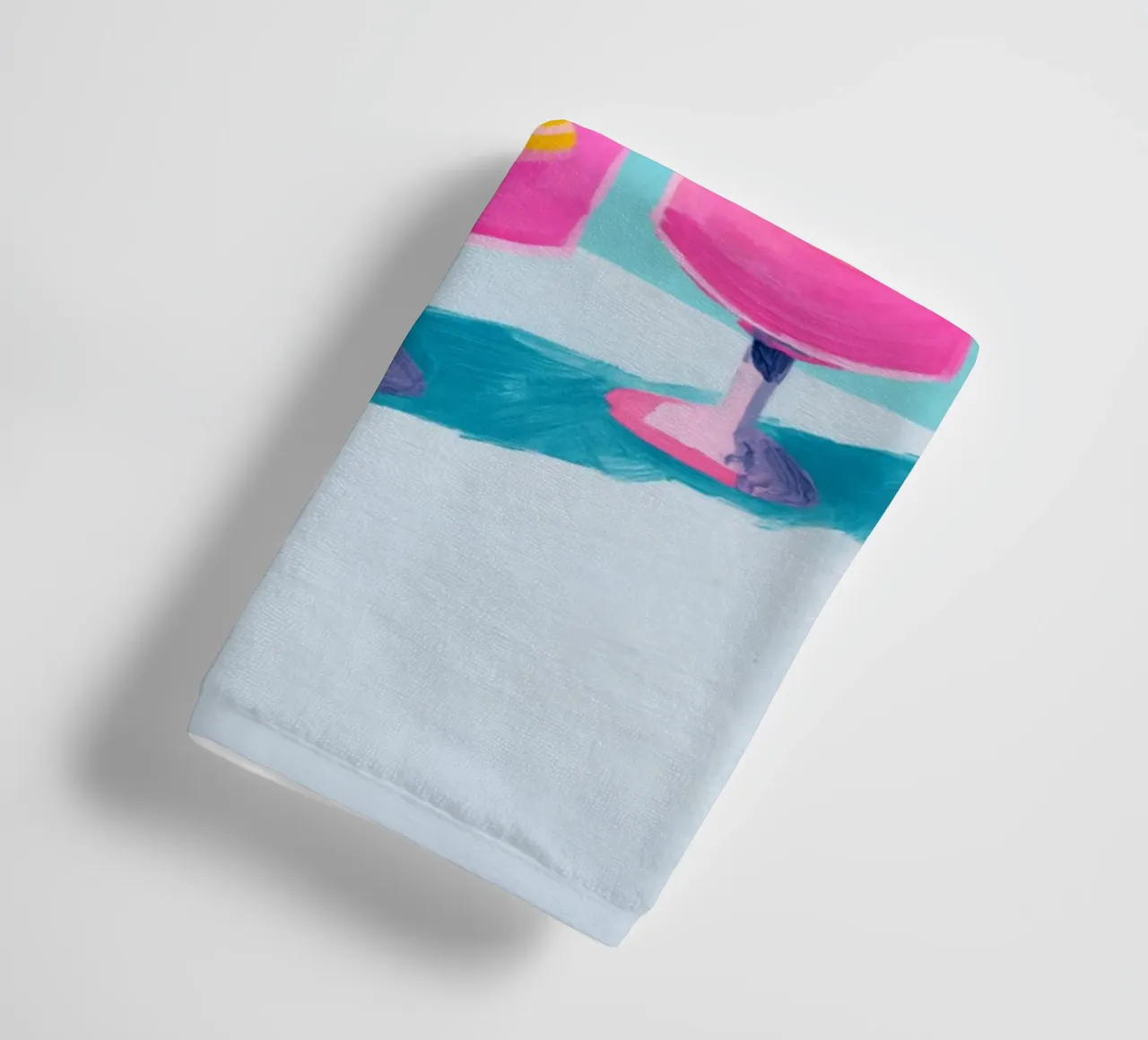 Cocktail de fête rose serviette de bain de Carinaprint
