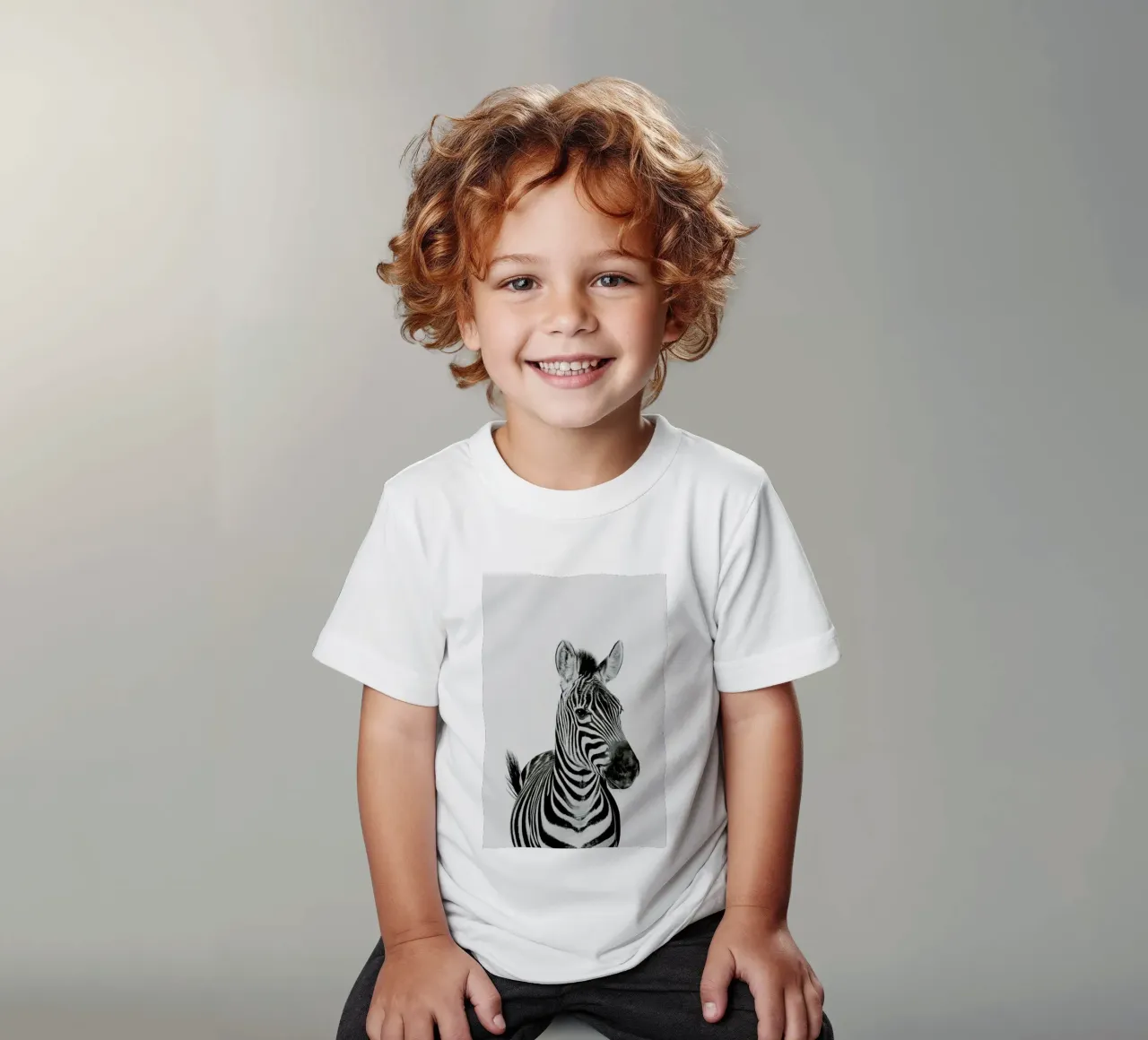 Zebra Classic kids t-shirt by Paws & Claws