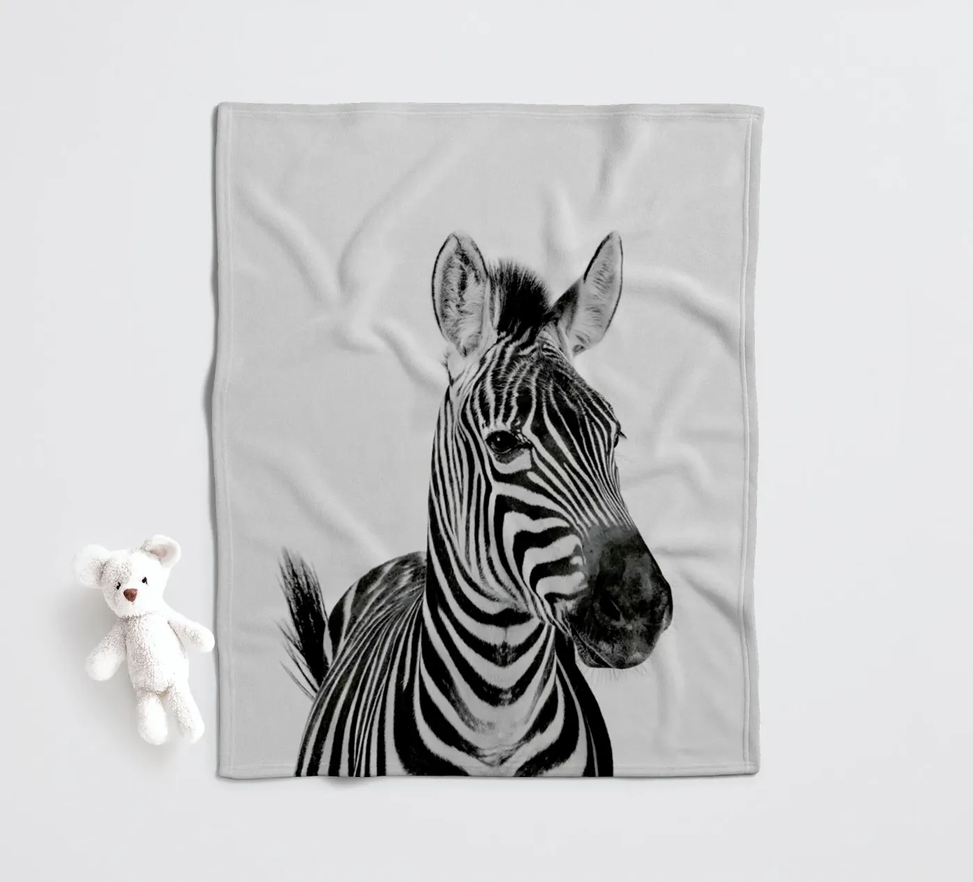 Zebra Classic fleecedeken van Paws & Claws