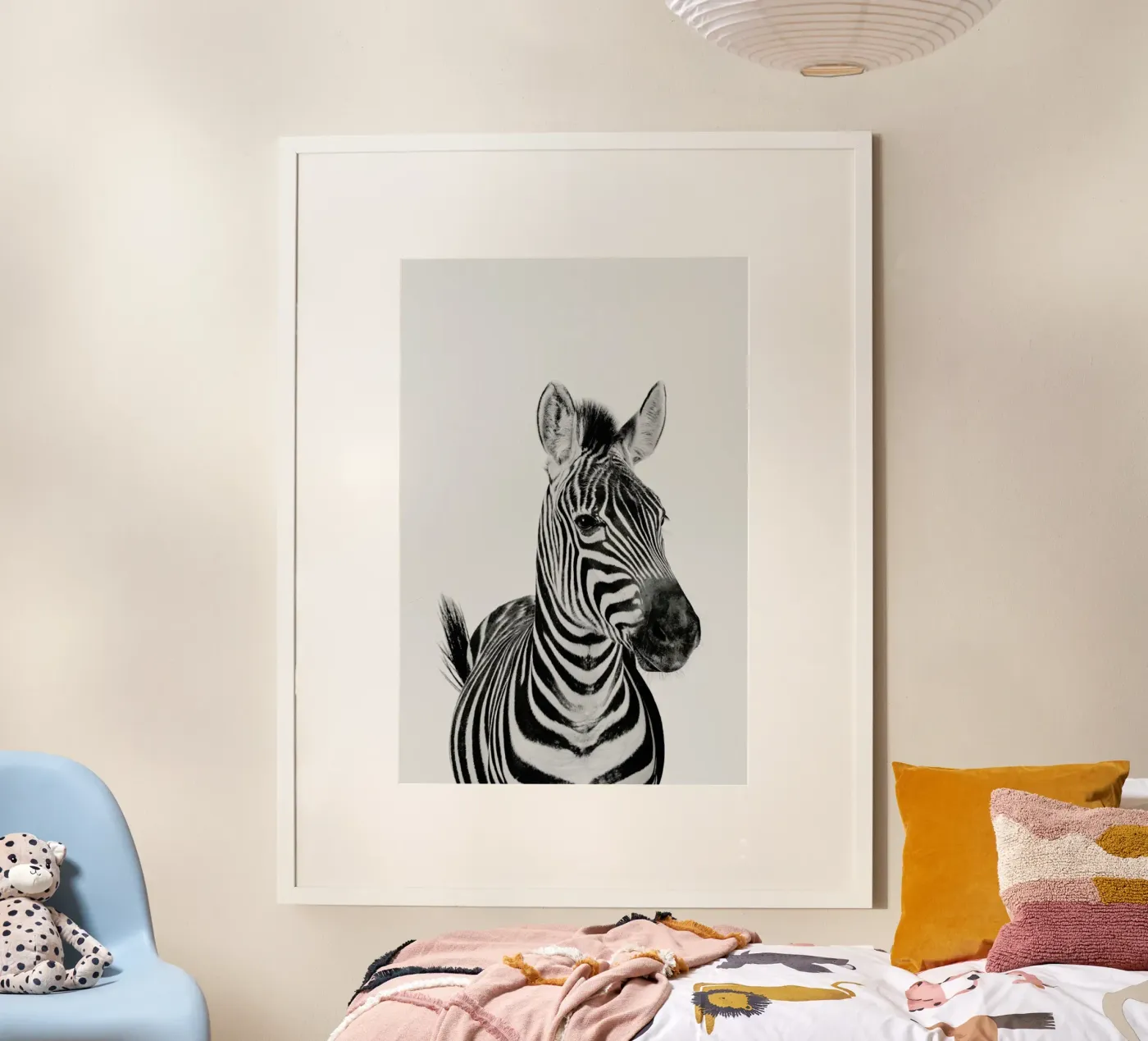 Zebra Classic poster van Paws & Claws