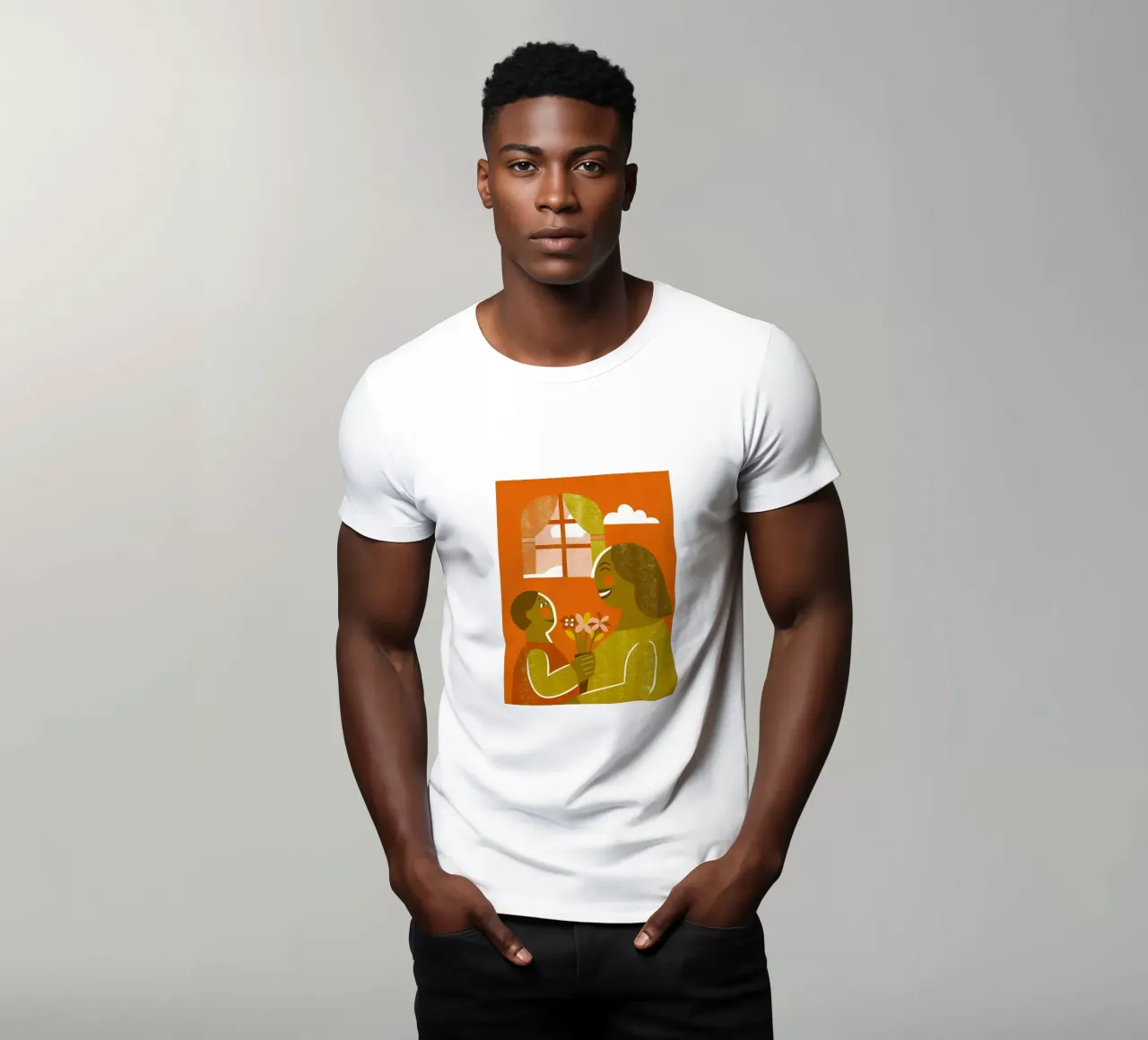 Retro Pop Mutter und Sohn T-Shirt von THE LATEST SHOP
