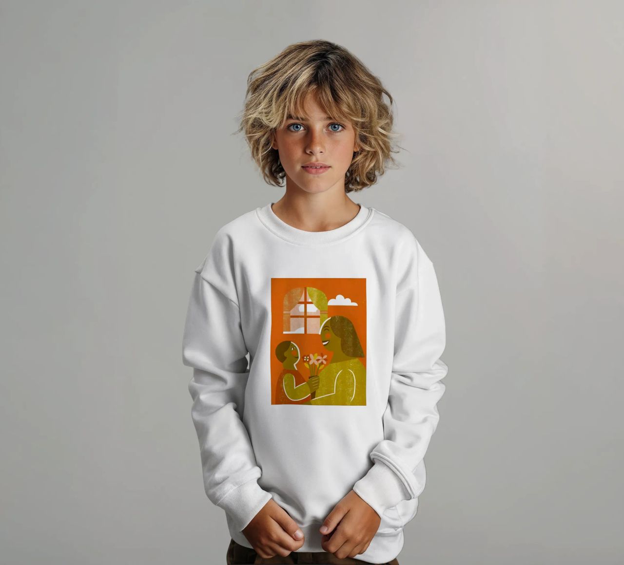 Retro Pop Madre e hijo sudadera para niño de THE LATEST SHOP